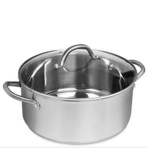 SEDONA
Pro Stainless Steel 7.5-Qt. Dutch Oven with Glass Lid